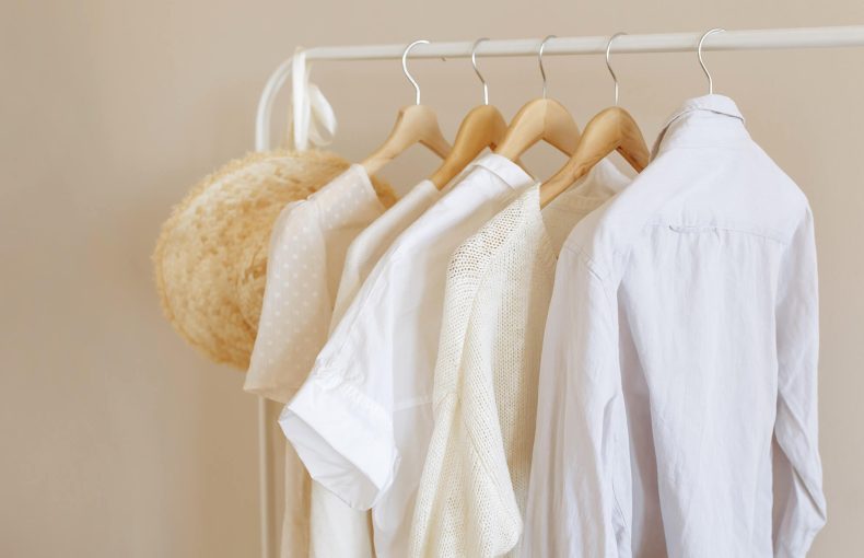 minimalistic fashion clothes on a hanger m75c4eb